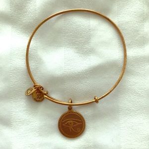 Alex and Ani gold Eye of Horus bracelet